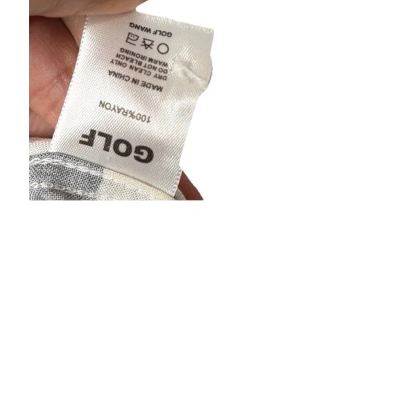 Tyler the Creator Golf Wang Rare Black White Psychodelic Button Up Large - Picture 3 of 4